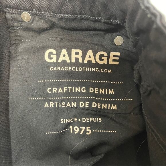 Garage Festival Shorts Black Distressed Lace Trim Women's 1 - Picture 6 of 10